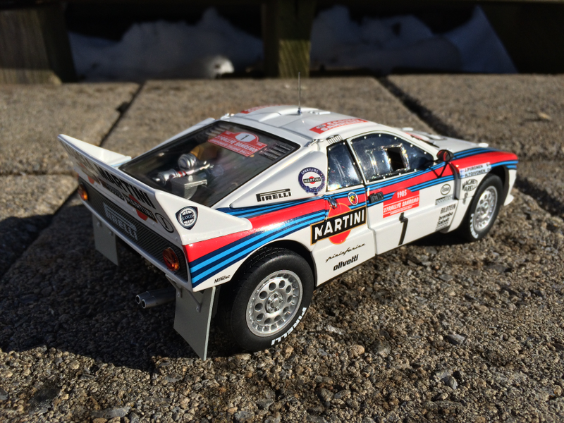 Illustration for article titled Diecast Review: 1985 Lancia 037 Martini